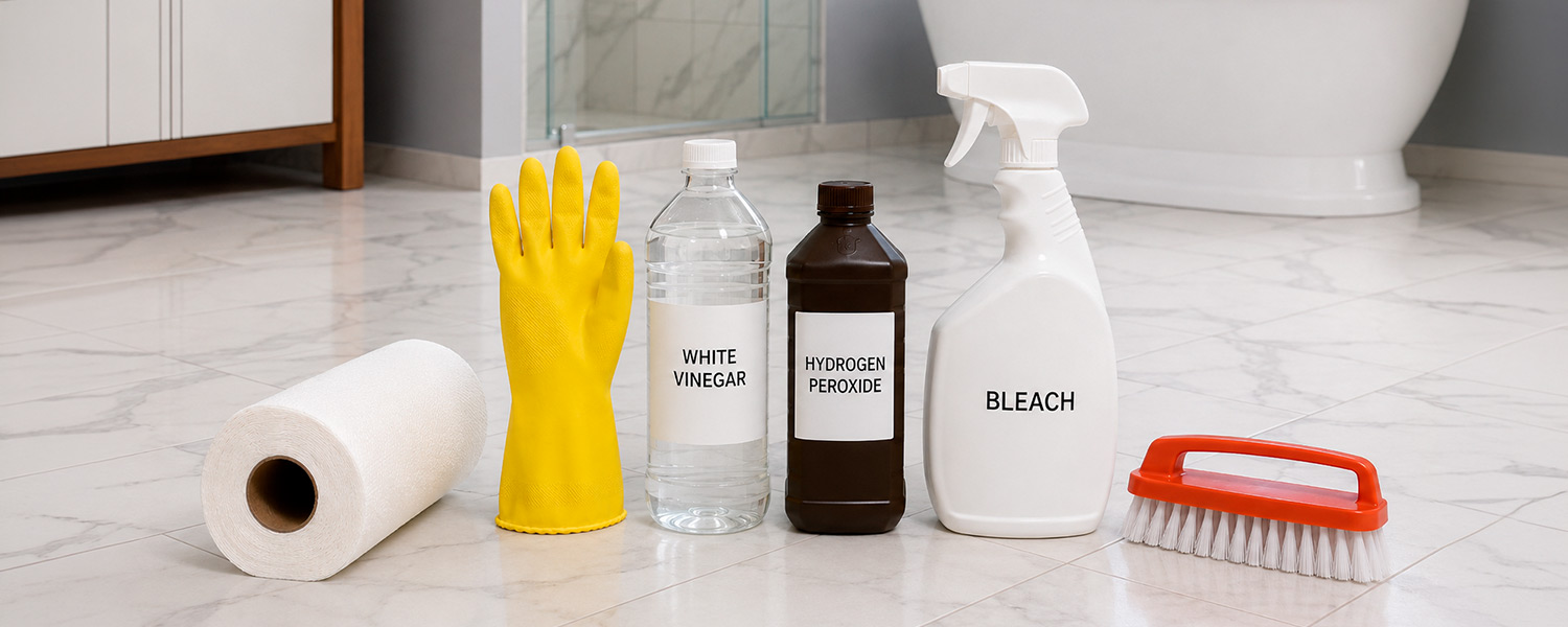 HOW TO GET RID OF BROWN MOLD IN BATHROOM MC