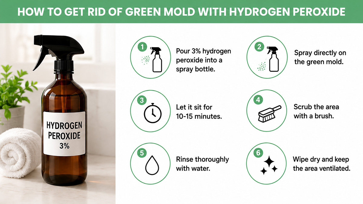 How-to-Get-Rid-Green-Mold-hydrogen-peroxide How to Get Rid Green Mold hydrogen peroxide