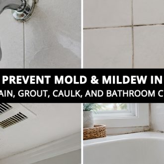 How to Prevent Mold and Mildew in Shower Curtain Grout Caulk and Bathroom Ceiling