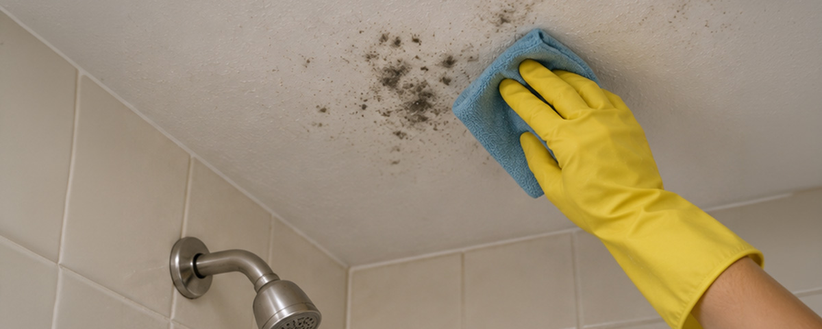 Mold On Shower Ceiling