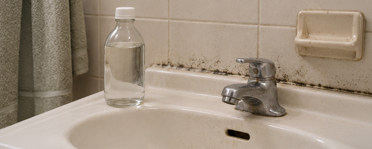 Vinegar Bathroom Mold